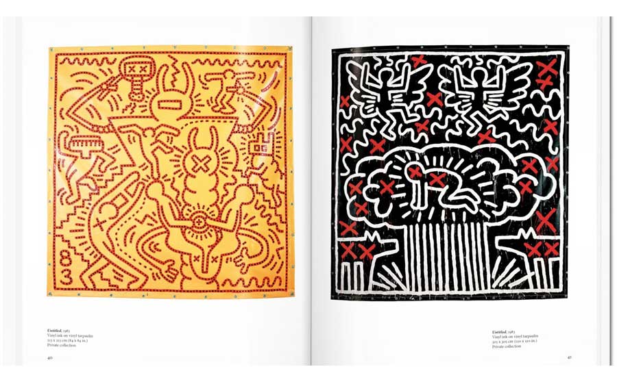 Keith Haring Book pages