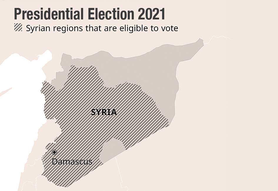 Syria Map Elections 2021