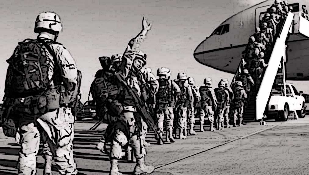 US troops leave Afghanistan